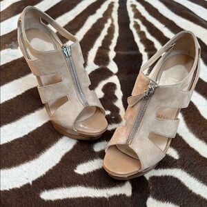 Christian Loucoutin Chunky wooden Sandals  Heels